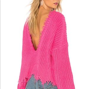 X Revolve Palmetto Sweater in Pink - Wildfox